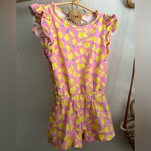 Gap pink Lemon romper
